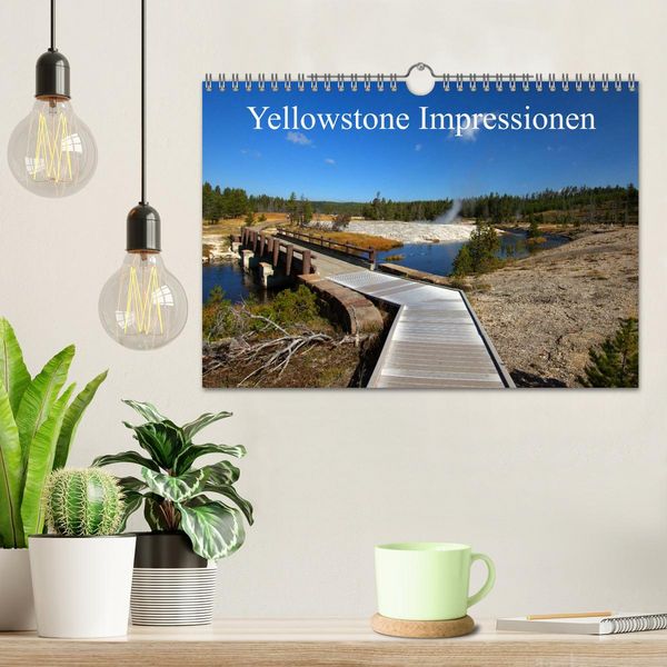 Produktbild: Yellowstone Impressionen (Wandkalender 2026 DIN A4 quer), CALVENDO Monatskalender