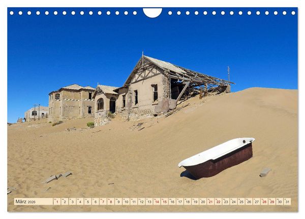 Produktbild: Kolmannskuppe Lost Place in Namibia (Wandkalender 2026 DIN A4 quer), CALVENDO Monatskalender