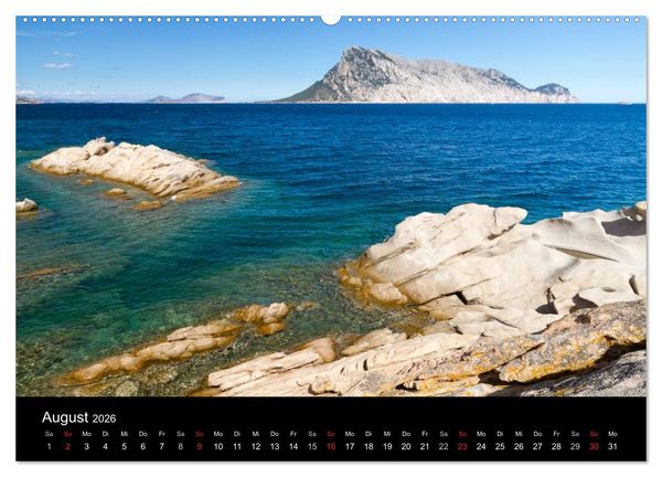 Produktbild: Sardinien (Wandkalender 2026 DIN A2 quer), CALVENDO Monatskalender