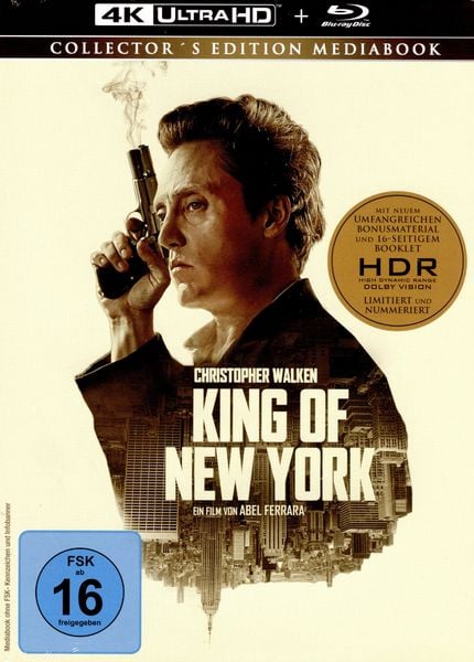 King of New York - Mediabook - Limited Edition (4K Ultra HD) (+ Blu-ray), Blu-ray 4K