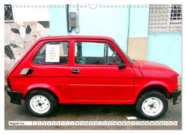 Produktbild: Polski Fiat 126p - Kult auf Kuba (Wandkalender 2026 DIN A3 quer), CALVENDO Monatskalender
