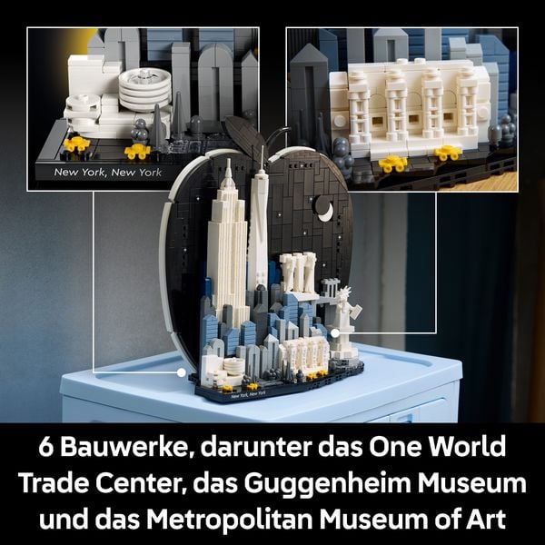 Produktbild: LEGO 21066 Architecture New York City &ndash; The Big Apple, Bauset, Zimmerdeko f&uuml;r Erwachsene