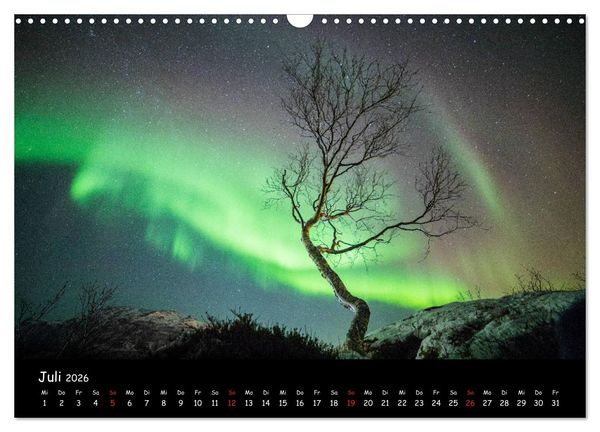Produktbild: Nordlichtkalender (Wandkalender 2026 DIN A3 quer), CALVENDO Monatskalender