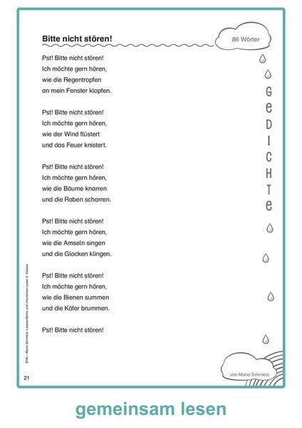 Produktbild: Lesetandems und chorisches Lesen &ndash; 2. Klasse