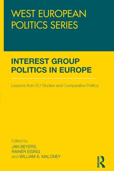 Produktbild: Interest Group Politics in Europe