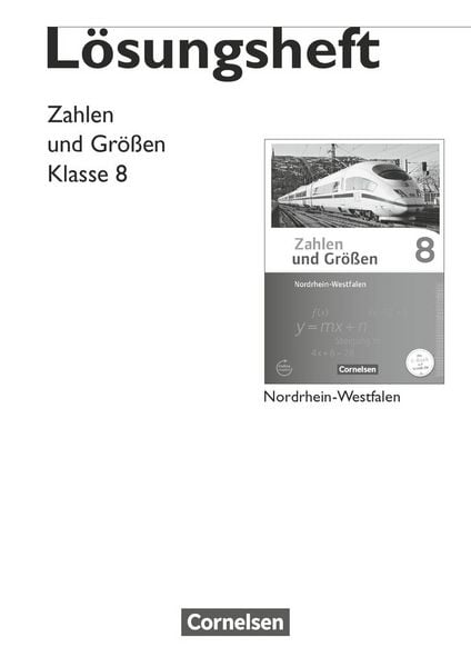 Produktbild: Zahlen und Gr&ouml;&szlig;en - Nordrhein-Westfalen Kernlehrpl&auml;ne - Ausgabe 2013 - 8. Schuljahr