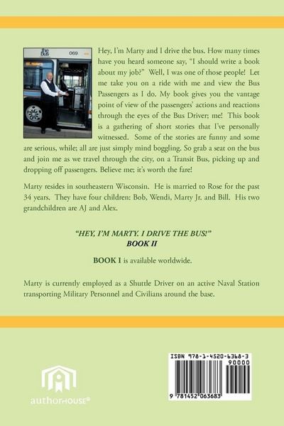 Produktbild: Hey, I'm Marty. I Drive the Bus! Book II