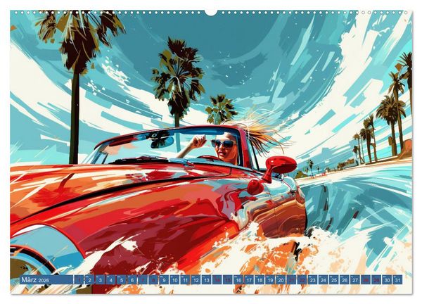 Produktbild: Speed Symphony (hochwertiger Premium Wandkalender 2026 DIN A2 quer), Kunstdruck in Hochglanz