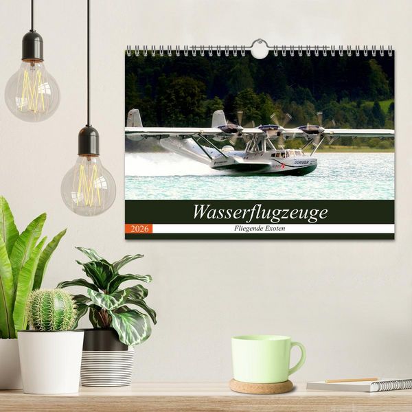 Produktbild: Wasserflugzeuge - Fliegende Exoten (Wandkalender 2026 DIN A4 quer), CALVENDO Monatskalender