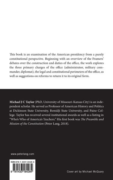 Produktbild: The Constitution and the American Presidency