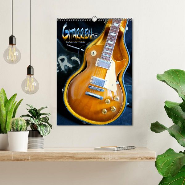Produktbild: Gitarren backstage (Wandkalender 2026 DIN A3 hoch), CALVENDO Monatskalender