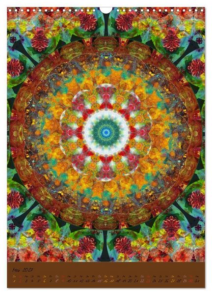 Produktbild: FLORALE MANDALAS (Wandkalender 2027 DIN A3 hoch), CALVENDO Monatskalender
