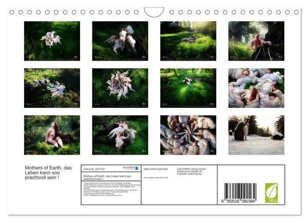Produktbild: Mothers of Earth, das Leben kann soo prachtvoll sein ! (Wandkalender 2026 DIN A4 quer), CALVENDO Monatskalender