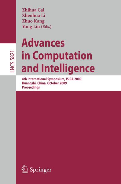 Produktbild: Advances in Computation and Intelligence