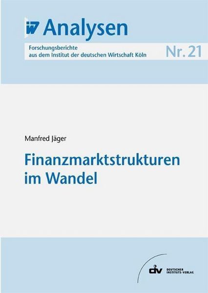 Produktbild: Finanzmarktstrukturen im Wandel