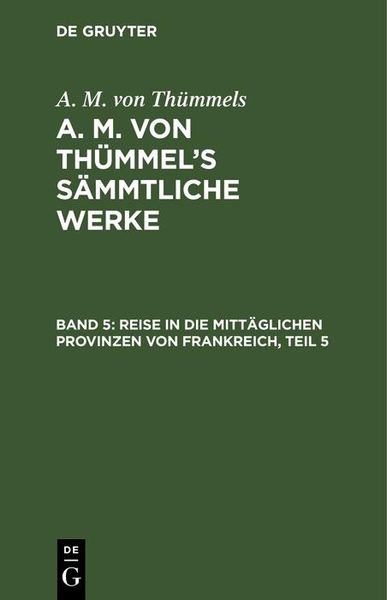 Produktbild: Reise in die mitt&auml;glichen Provinzen von Frankreich, Teil 5