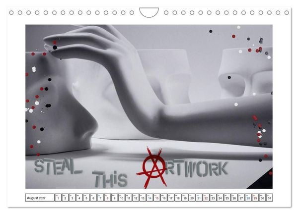 Produktbild: Graffiti trifft auf Fotografie (Wandkalender 2027 DIN A4 quer), CALVENDO Monatskalender