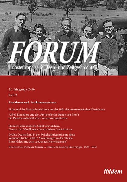 Produktbild: Forum f&uuml;r osteurop&auml;ische Ideen- und Zeitgeschichte