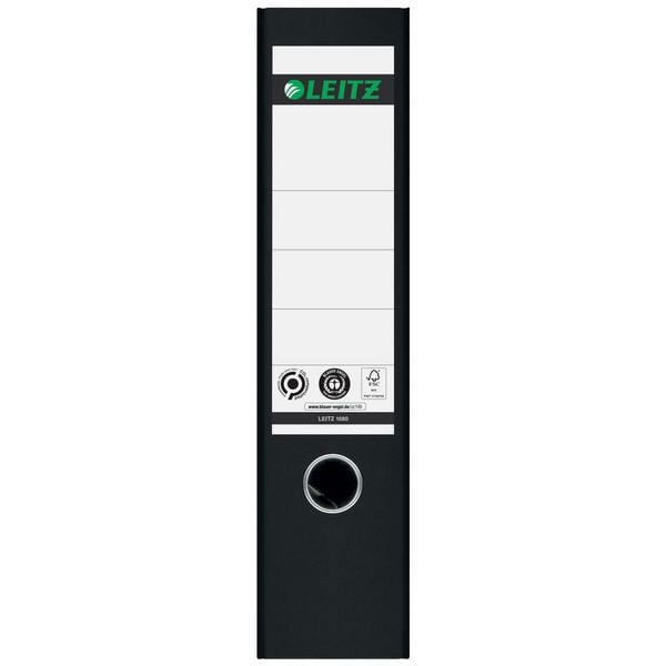 Produktbild: Ordner A4 Leitz schwarz 80mm