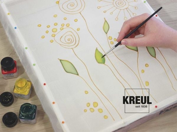 Produktbild: KREUL Javana Malen auf Seide, Starter Set mit 5 Seidenmalfarben &agrave; 20 ml