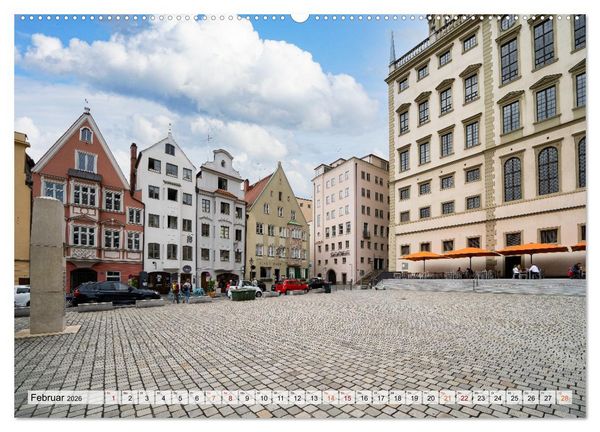 Produktbild: Augsburg Impressionen (hochwertiger Premium Wandkalender 2026 DIN A2 quer), Kunstdruck in Hochglanz