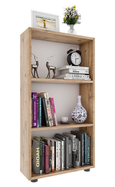 Produktbild: Holz B&uuml;ro Regal B&uuml;cher Ordner Aktenregal Bulas 3f