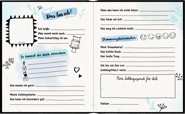 Produktbild: Freundebuch: Handlettering - Meine Freunde