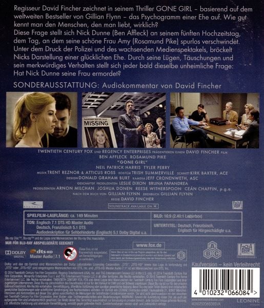 Produktbild: Gone Girl - Das perfekte Opfer