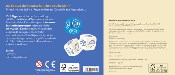Produktbild: W&uuml;rfelorakel &ndash; Entscheide dich