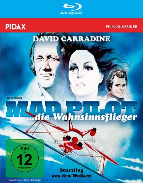 Produktbild: Mad Pilot ...die Wahnsinnsflieger (Cloud Dancer) / Spektakul&auml;rer Fliegerfilm mit David Carradine (&bdquo;Kung Fu&ldquo;) weltweit erstmals in HD (Pidax Film-Klassiker)