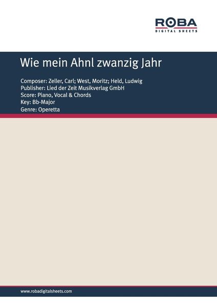 Produktbild: Wie mein Ahnl zwanzig Jahr