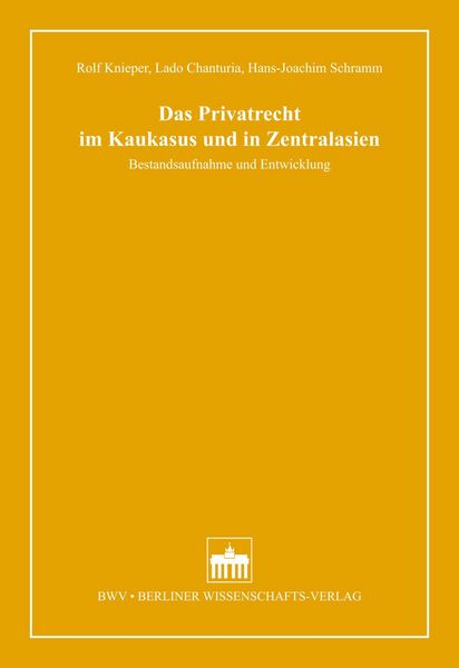Produktbild: Das Privatrecht im Kaukasus und in Zentralasien