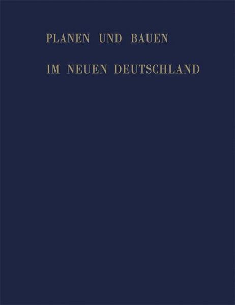 Produktbild: Planen und Bauen im neuen Deutschland