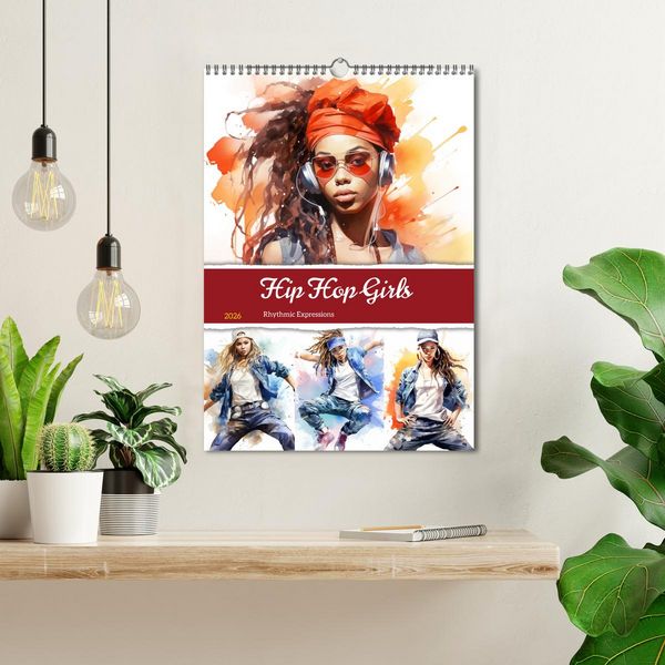 Produktbild: Hip Hop Girls. Rhythmic Expressions (Wandkalender 2026 DIN A3 hoch), CALVENDO Monatskalender