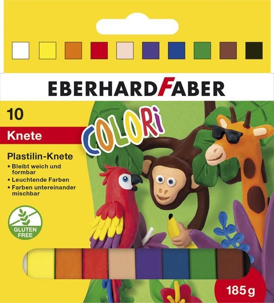 Produktbild: Eberhard Faber Plastilin-Knete Colori 10er Set