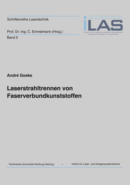 Produktbild: Laserstrahltrennen von Faserverbundkunststoffen