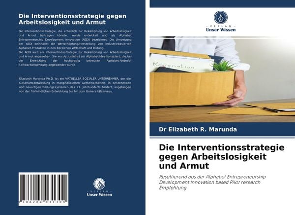 Die Interventionsstrategie gegen Arbeitslosigkeit und Armut, Taschenbuch von Elizabeth R. Marunda, Verlag Unser Wissen, 9786204031309