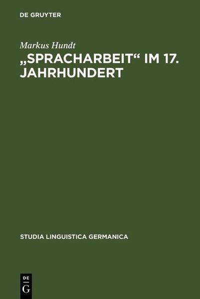 Produktbild: "Spracharbeit" im 17. Jahrhundert