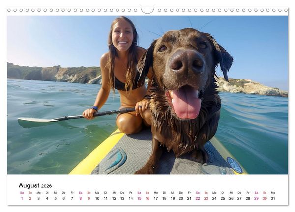 Produktbild: Stand up paddling - SUP (Wandkalender 2026 DIN A3 quer), CALVENDO Monatskalender