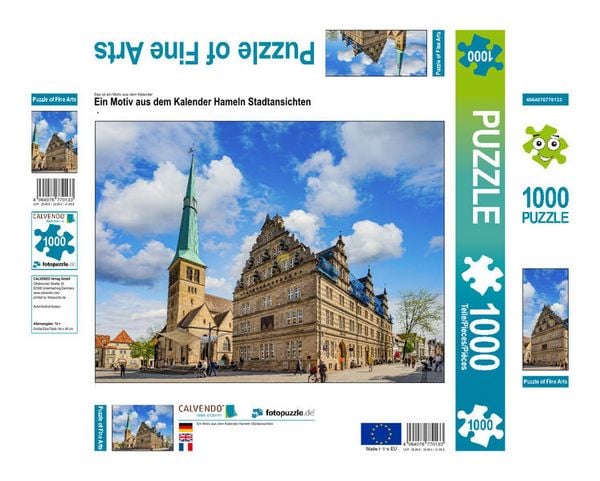 Produktbild: CALVENDO Puzzle Ein Motiv aus dem Kalender Hameln Stadtansichten | 1000 Teile Lege-Gr&ouml;&szlig;e 64x48cm Foto-Puzzle f&uuml;r gl&uuml;ckliche Stunden