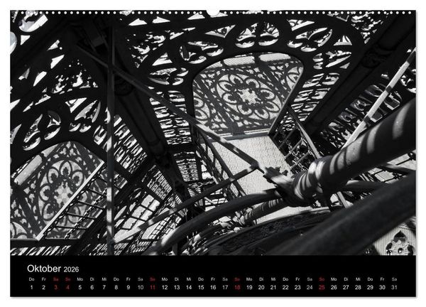 Produktbild: Der Gusseiserne Turm zu L&ouml;bau (hochwertiger Premium Wandkalender 2026 DIN A2 quer), Kunstdruck in Hochglanz