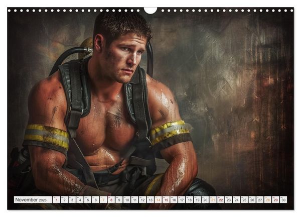 Produktbild: Feuerwehrm&auml;nner (Wandkalender 2026 DIN A3 quer), CALVENDO Monatskalender