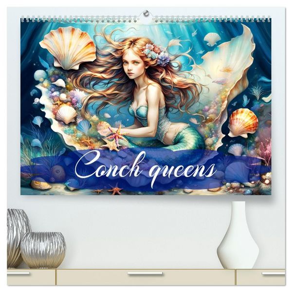 Produktbild: Conch queens (High Quality Premium Wall Calendar 2026 DIN A2 landscape),CALVENDO 12 Month Wall Calendar