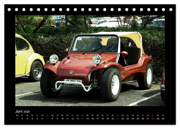 Produktbild: Buggys - die Kultautos der 80er (Tischkalender 2026 DIN A5 quer), CALVENDO Monatskalender