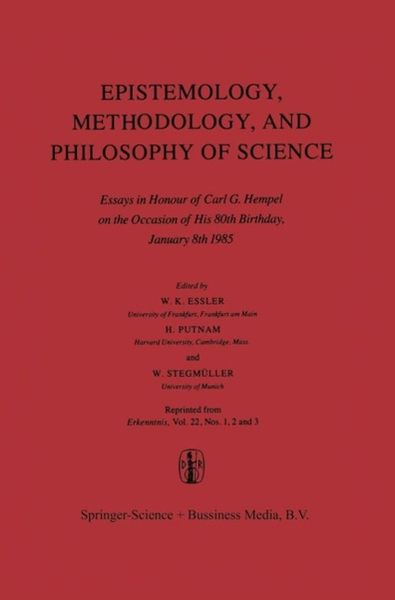 Produktbild: Epistemology, Methodology, and Philosophy of Science