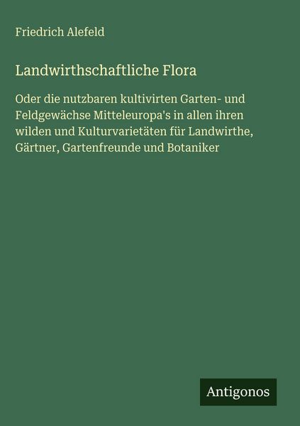 Produktbild: Landwirthschaftliche Flora