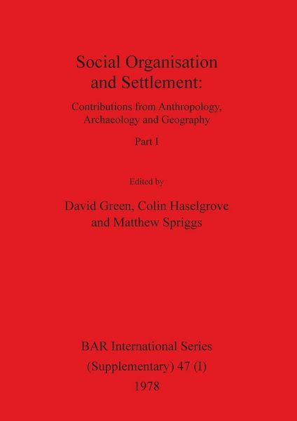 Produktbild: Social Organisation and Settlement, Part I