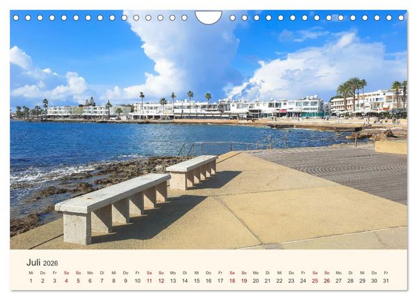Produktbild: Zypern erleben (Wandkalender 2026 DIN A4 quer), CALVENDO Monatskalender