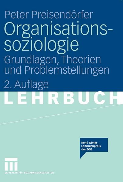 Produktbild: Organisationssoziologie
