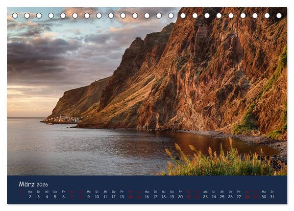 Produktbild: Naturwunder Madeira (Tischkalender 2026 DIN A5 quer), CALVENDO Monatskalender